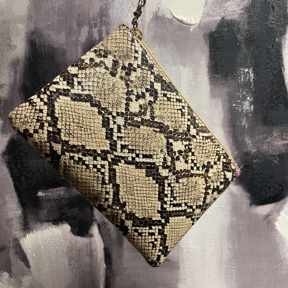 Snakeskin Pattern Clutch
